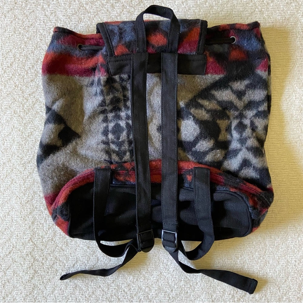 Wool Aztec Print Backpack - Picture 2 of 8